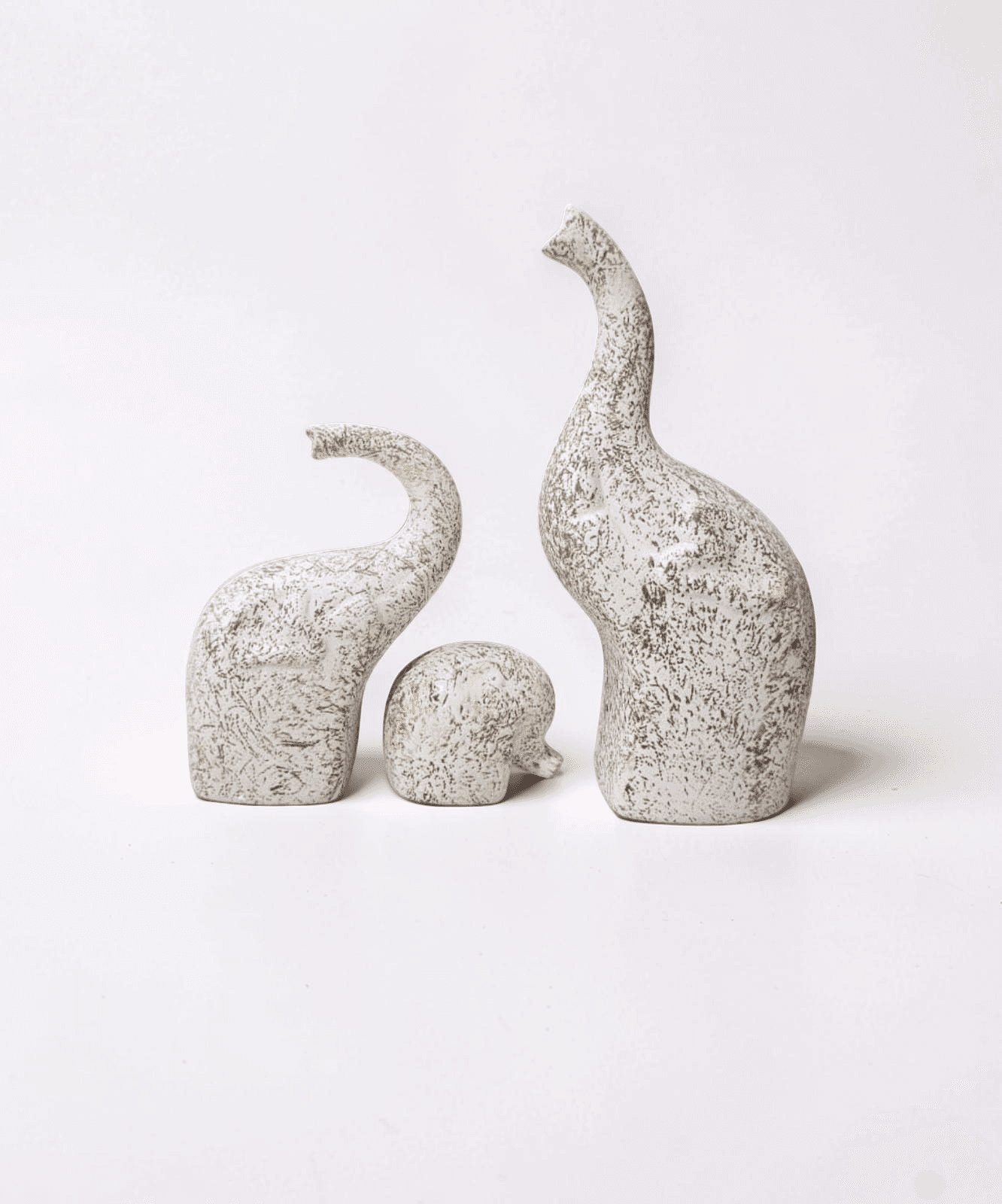 Abstract Longneck Trio