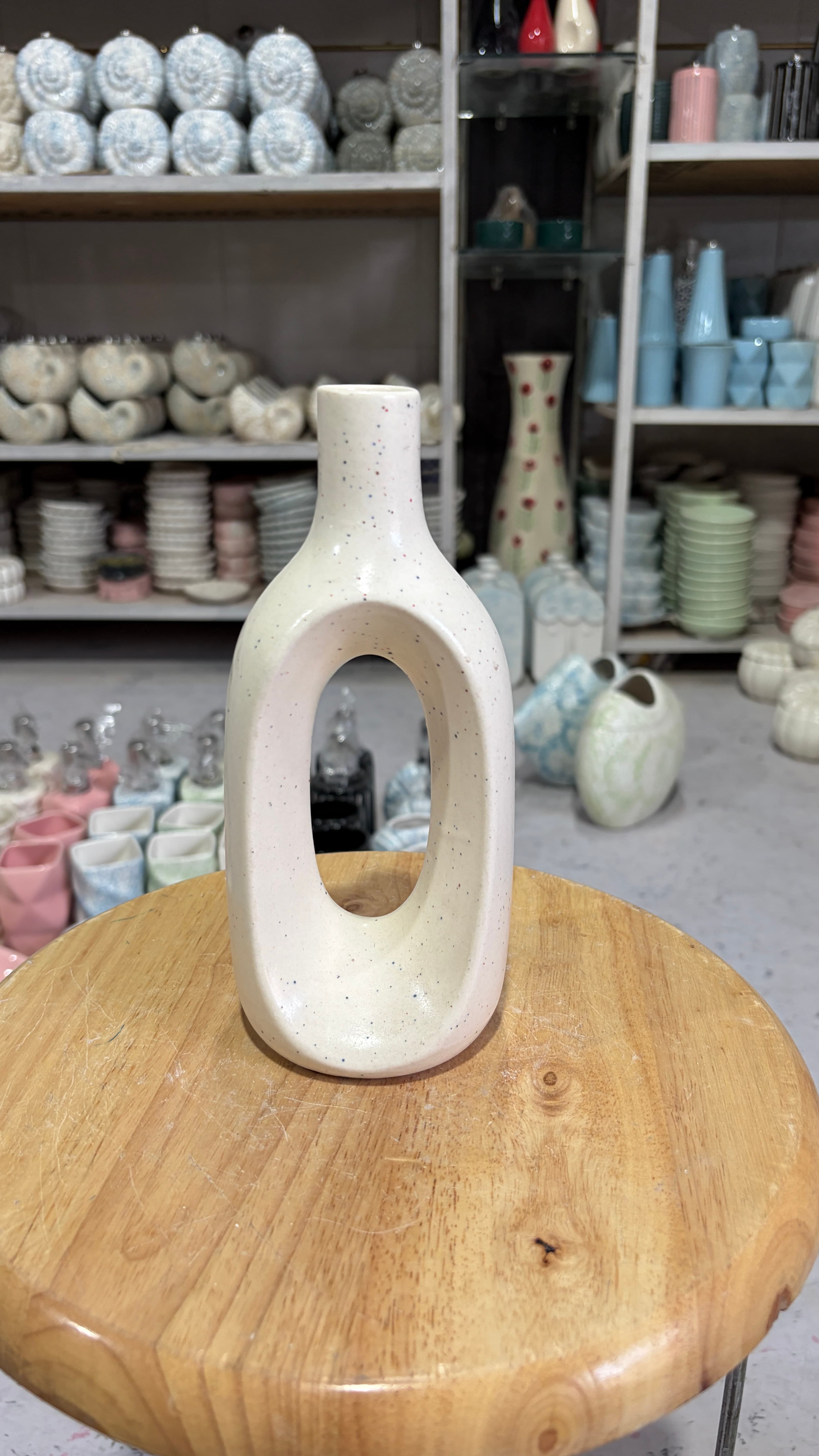 Oval Loop Vase